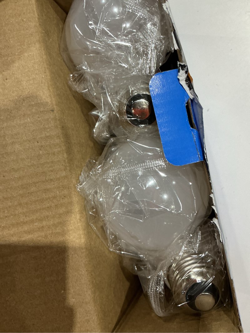 Condition photo showing Good Condition for energetic lighting 40w equivalent a19 led light bulb, warm white 3000k, e26 standard base, etl listed, non-dimmable led light bulb, 4-pack 3000k warm white 4 count (pack of 1)