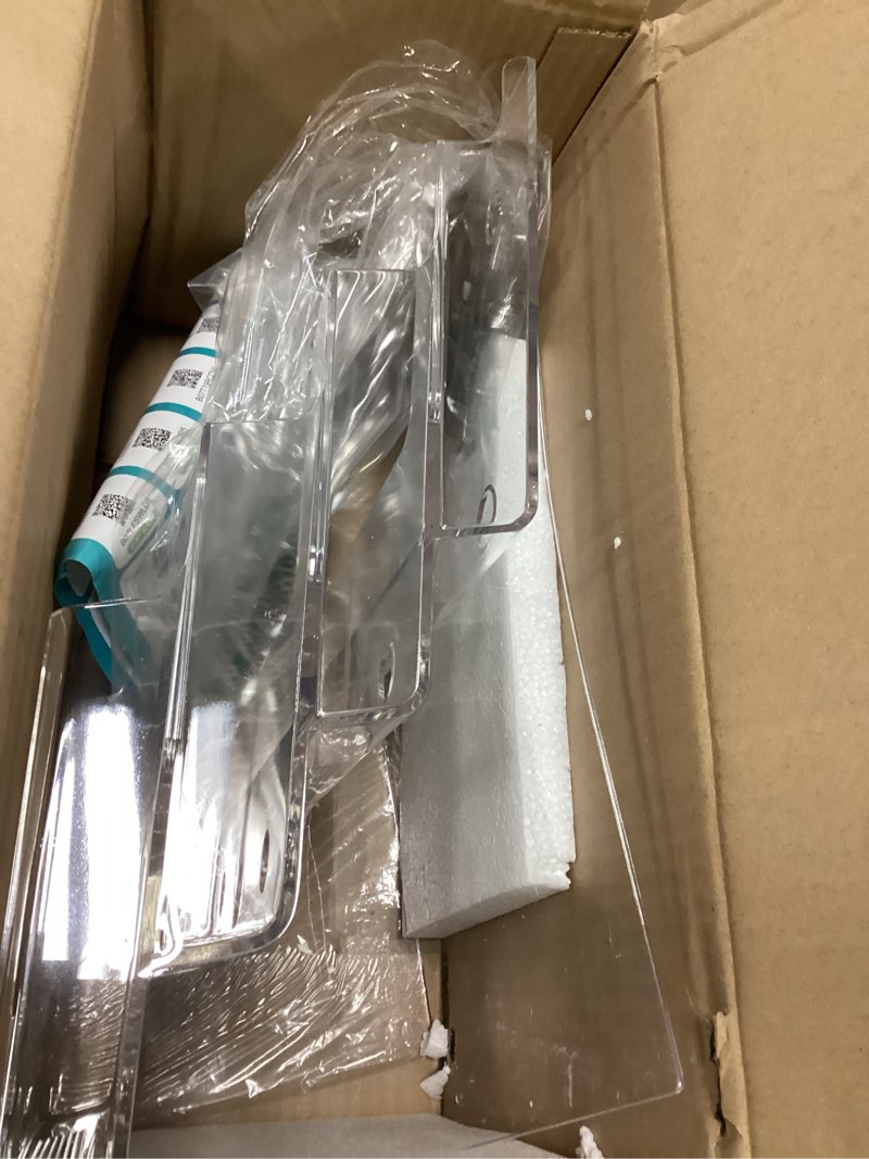 Condition photo showing Good Condition for maxgear acrylic brochure holder 8.5 x 11 inch, 4 tier clear literature organizer magazine stand display with removable divider for 4 x 9 inch brochures, pamphlet, wall mount or countertop, 1 pack
