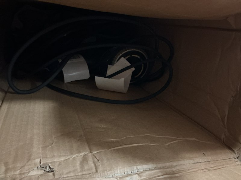 Condition photo showing As Is for shark hz3002 stratos ultralight corded stick vacuum with duoclean powerfins hairpro, self-cleaning brushroll, & odor neutralizer technology, navy stratos w/ duoclean & odor tech