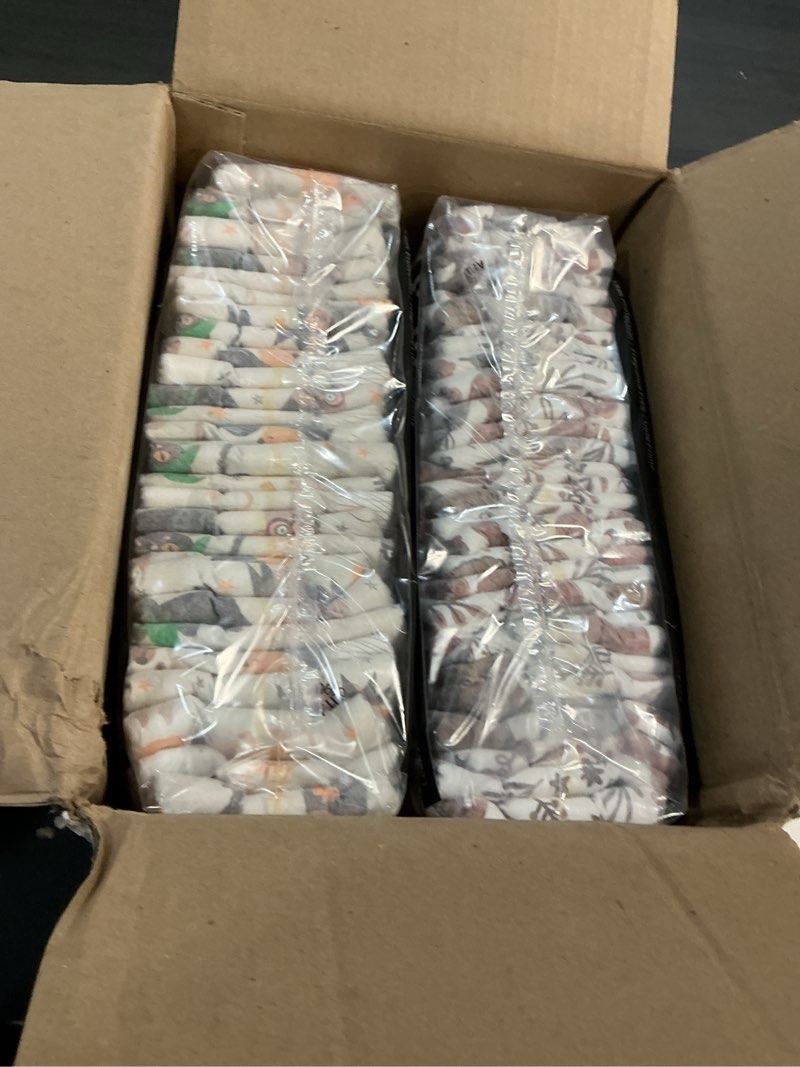 Condition photo showing New/Like New for The Honest Company Comfort Dry Disposable Diapers for Sensitive Skin, Hypoallergenic, Fragrance-Free, Fall '25 Seasonal Prints, Club Box, Size 3 (16-28 lbs), 62 Count Size 3 (62 Count) Bum-kin Patch + Costume Paw-ty