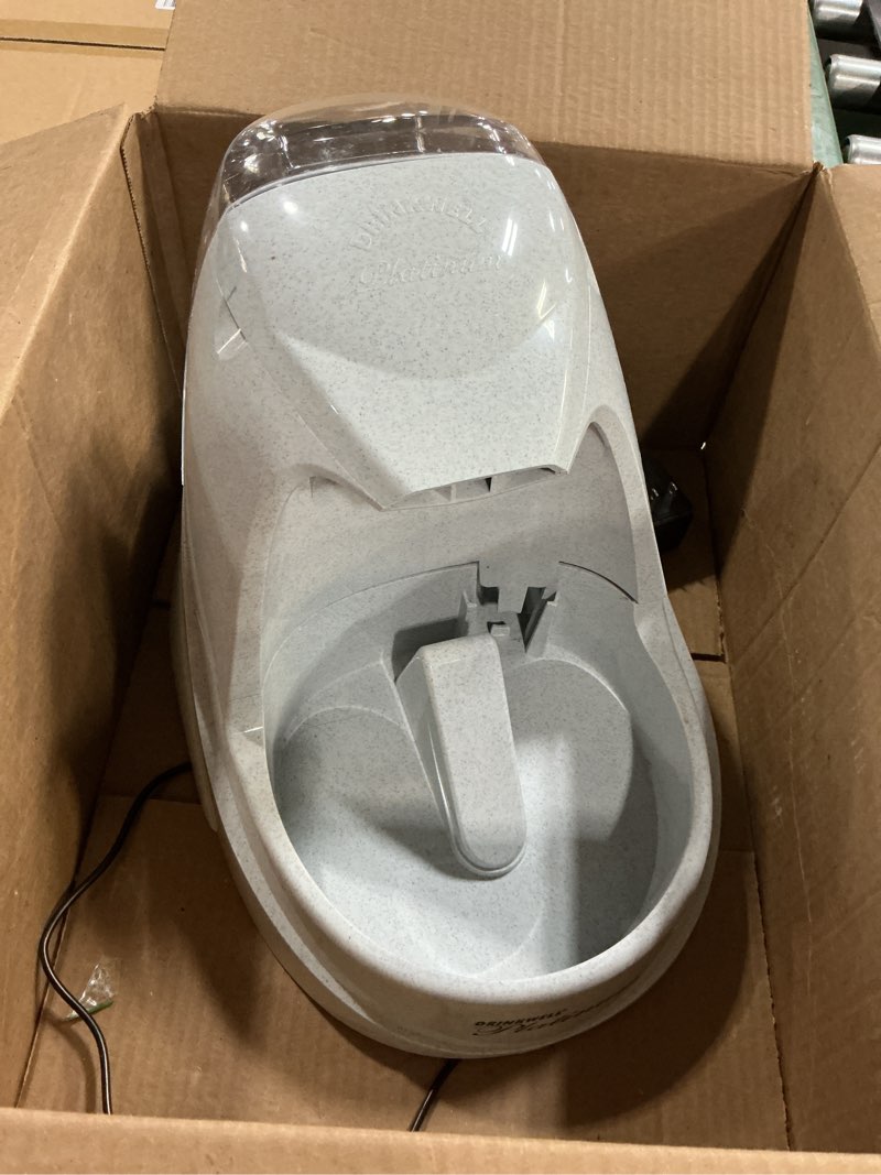 Condition photo showing As Is for petsafe drinkwell platinum dog and cat water fountain, automatic drinking fountain for pets, 168 ounce,grey