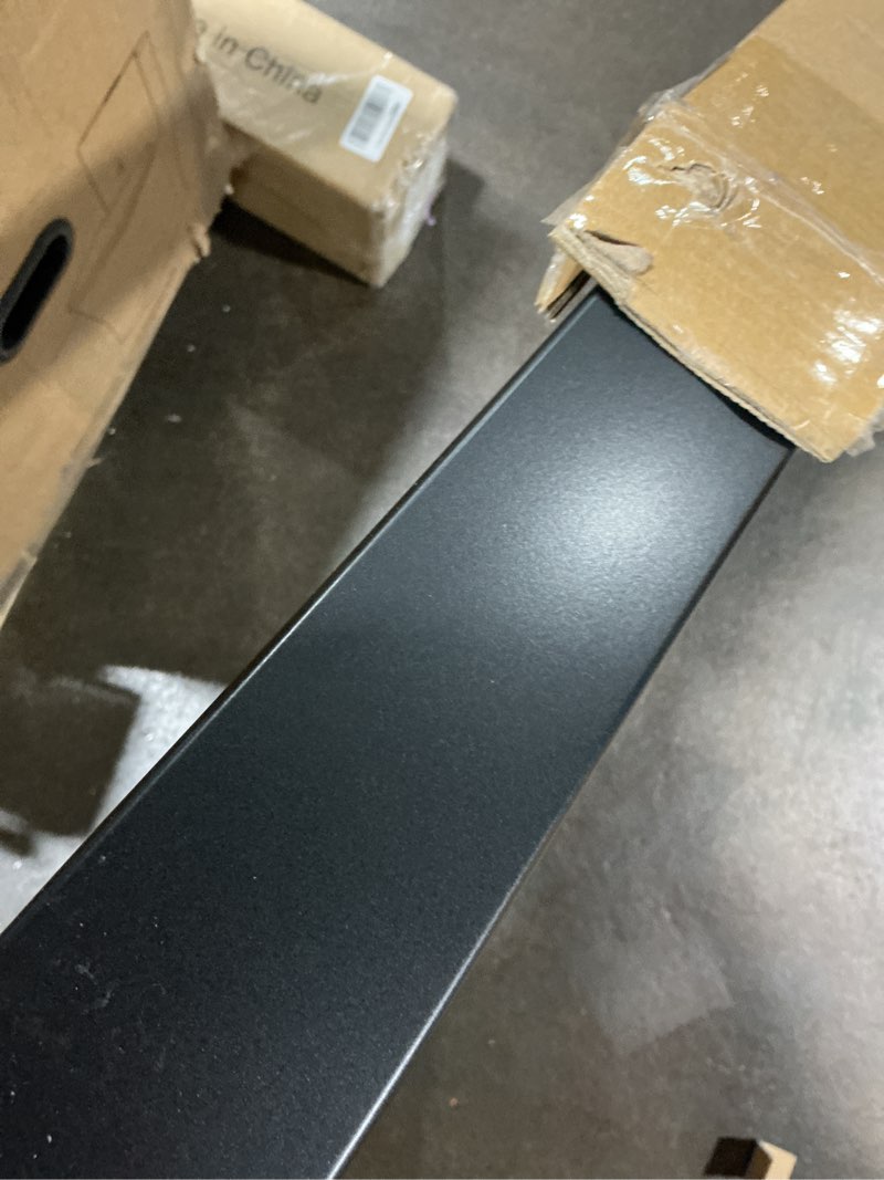 Condition photo showing Good Condition for Muzata 6'6" Aluminum Black Cable Railing Handrail Rectangular Handrail for Cable Railing System Top Rail Deck Stair Indoor Outdoor Length Adjustable with Paper User Guide HL10 BPA 1 Pack Black