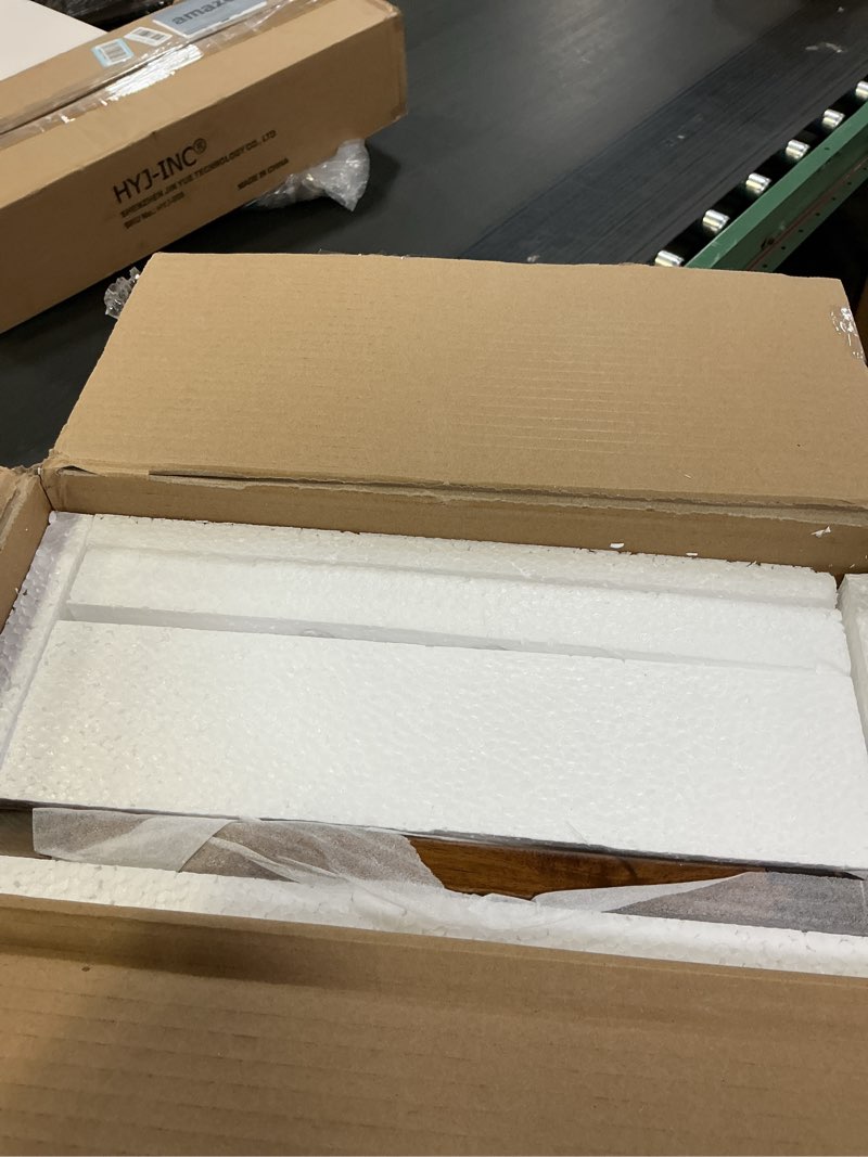 Condition photo showing Good Condition for Teak Shower Bench, 20" Solid Wood Shower Stool Waterproof Shower Seat with Storage Shelf for Bathroom, Indoor & Outdoor Use Rectangular