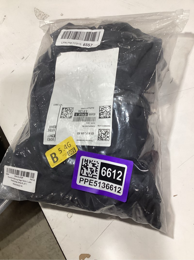 Condition photo showing Good Condition for promover women's wide leg yoga pants high waist athletic lounge sweatpants flare walking dance pants with pockets stretch (gray, xl)