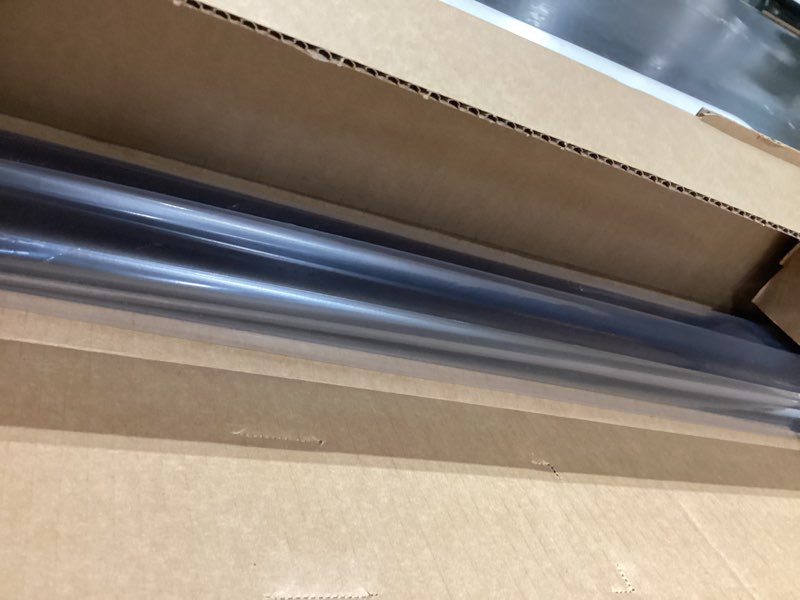 Condition photo showing Good Condition for ivilon drapery window curtain rod - end cap style design 1 inch pole. 72 to 144 inch color black 72 to 144 in.