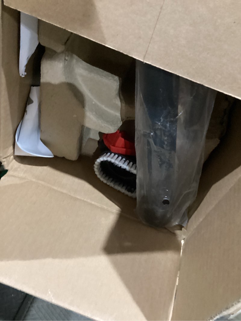 Condition photo showing As Is for bissell 2254 cleanview swivel rewind pet upright bagless vacuum, automatic cord rewind, swivel steering, powerful pet hair pickup, specialized pet tools, large capacity dirt tank, teal