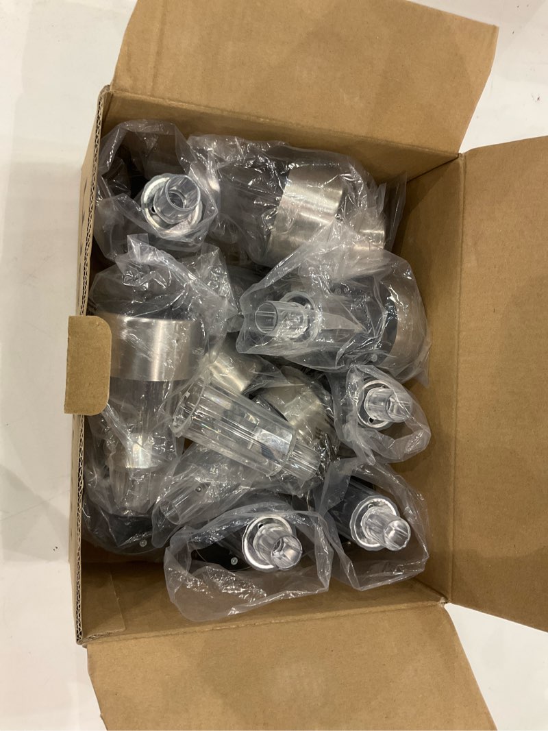 Solar Lights Outdoor - Garden Landscape Pathway Lights for Lawn Patio - Stainless Steel, 12 Pack (6 Colors) Multicolor