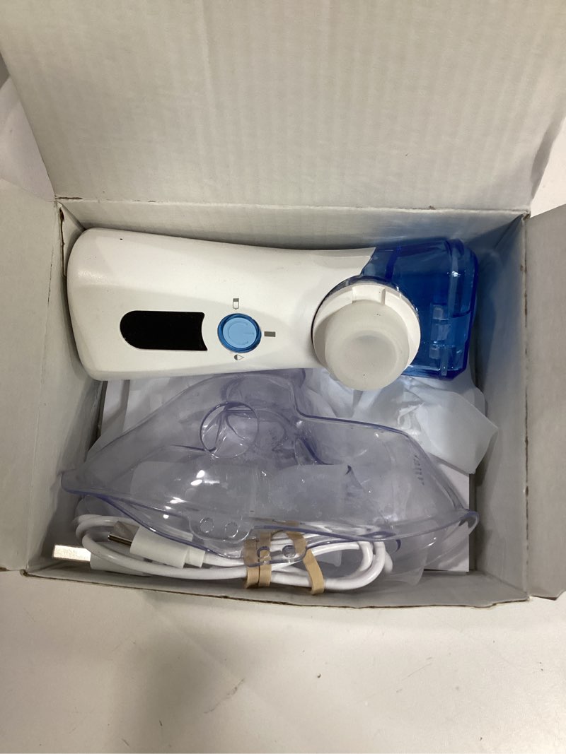 Condition photo showing New/Like New for Portable Mesh Nebulizer with LED Display- Ultra-Compact Handheld Nebulizer Machine for Adults & Kids, Rechargeable Battery-Powered Respiratory Relief