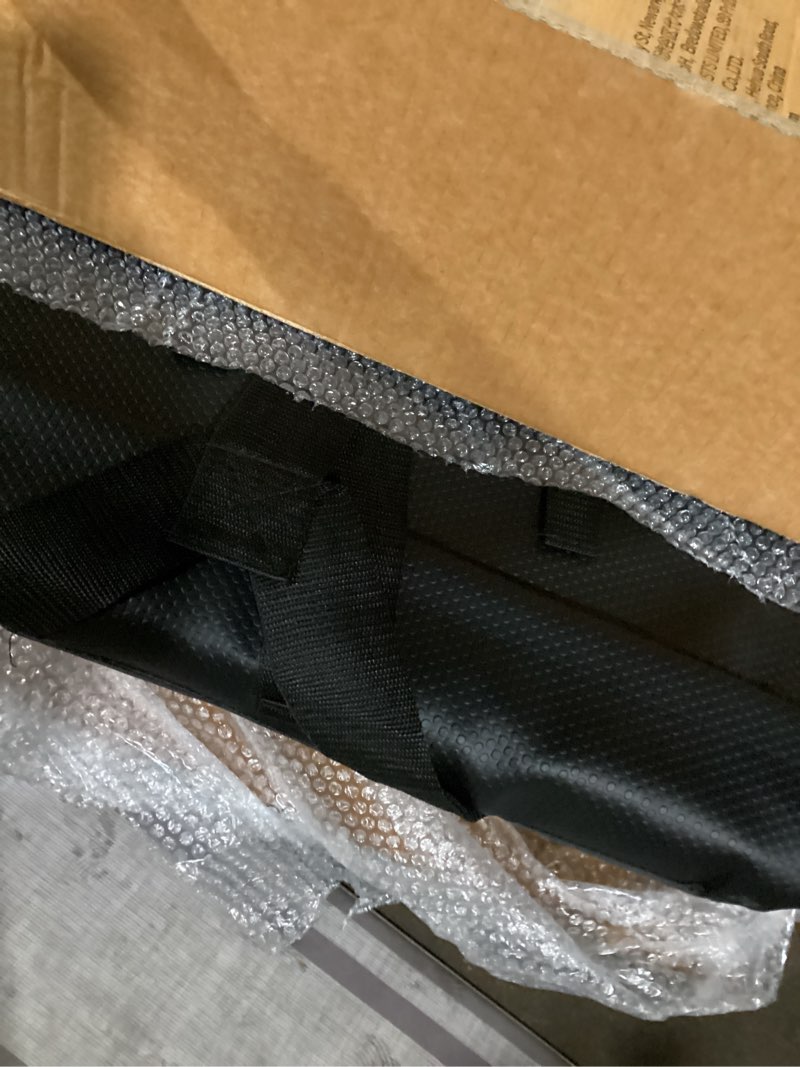 Condition photo showing Good Condition for sportneer stadium seats with back support: 2.5'' thick comfy cushion 6 adjustable angle bleacher seat with armrest - 2 large pockets, 2 cup holders stadium chair for sport events concerts parks black, 2 pack extra wide - 24"