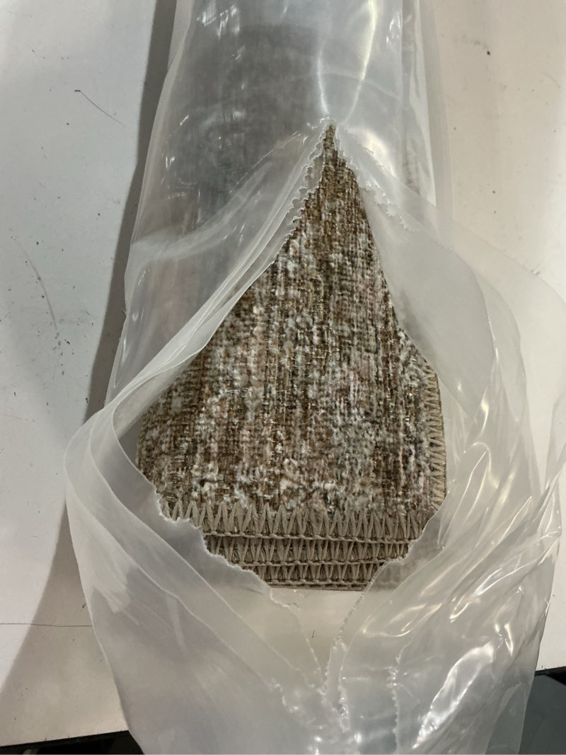 Condition photo showing Good Condition for loloi amber lewis cambria collection cbr-03 sand/olive 2'-3" x 3'-9" accent rug jute, neutral, vintage style, antique tone, living, bedroom, dining, carpet sand / olive 2'3" x 3'9" (rectangular)