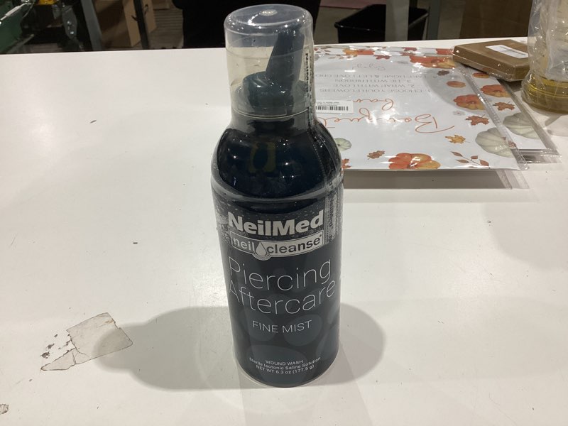 Condition photo showing New/Like New for NeilMed NeilCleanse Piercing Aftercare, Fine Mist, 6.3 Fluid Ounce 6.3 Fl Oz Fine Mist