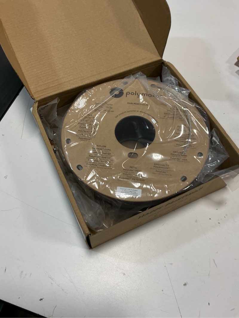 Condition photo showing New/Like New for Polymaker LW PLA Filament 1.75mm Gray, Pre-Foamed PLA 800g Lightweight 3D Filament - PolyLite 3D Printer LW-PLA for Printing RC Plane, 190-210 °C Printing Temp. | High Rigidity | Easy to Paint