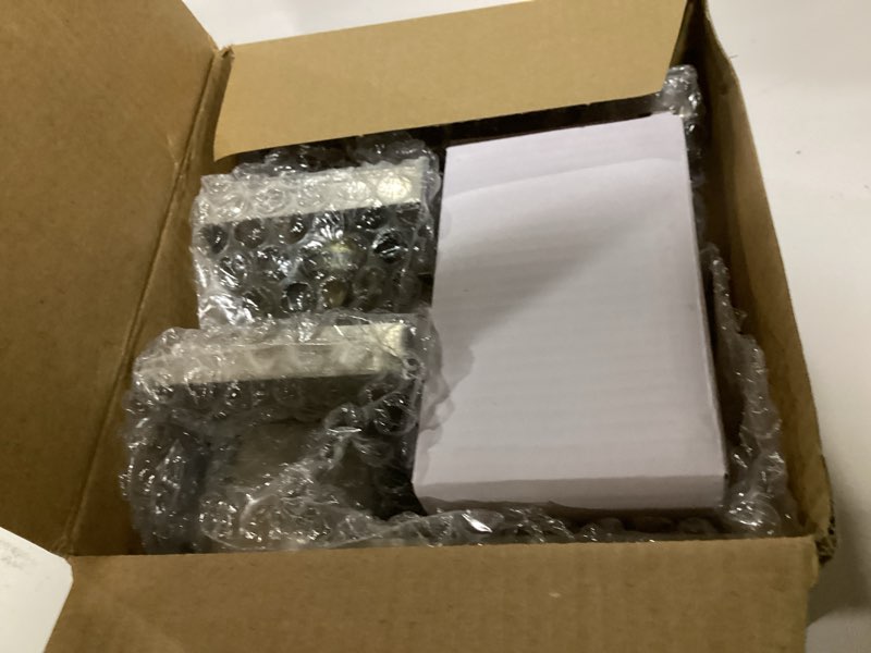 Condition photo showing New/Like New for Door Handle Heavy Duty, Keyed Alike Entry Door Lever, Door Knobs with Lock and Key, Square Door Lever in Satin Nickel for Bedroom, Bathroom and Front Door 1 Pack Satin Nickel