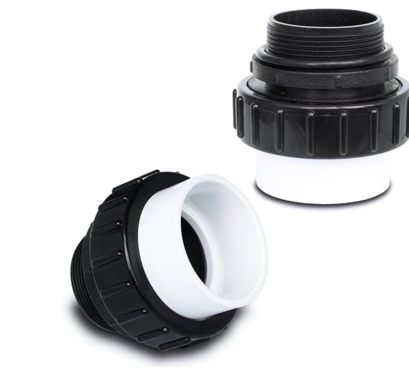  Sharutia 2 Inch Hi-Temp Union Compatible with Pentair Whisperflo &amp; Intelliflo Pumps, 2" MIP x 2" Slip PVC Pool Pump Union Fittings 21063-200-000-2 Pack Touch the image to zoom in                   2 Inch Hi-Temp Union Compatible with Pentair Whisperflo & Intelliflo Pumps, 2\" MIP x 2\" Slip PVC Pool Pump Union Fittings 21063-200-000-2 Pack