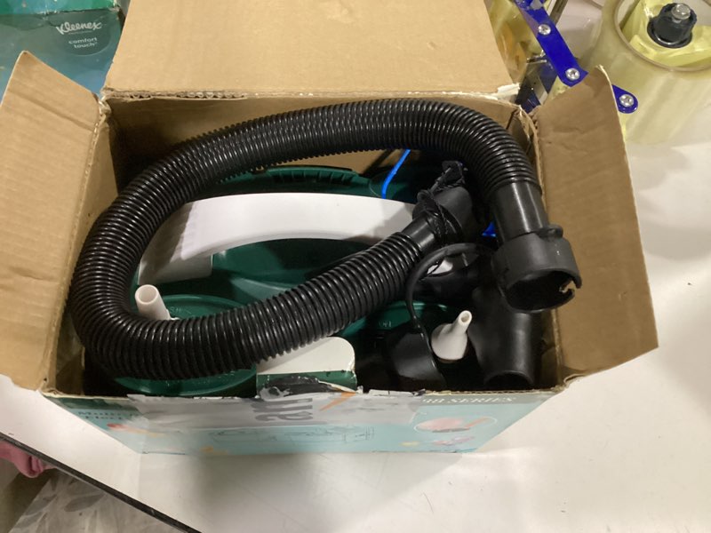 Condition photo showing New/Like New for idaodan electric balloon pump, portable electric balloon blower machine balloon air pump dual nozzle rose red 110v 600w balloon inflator for party decorations green
