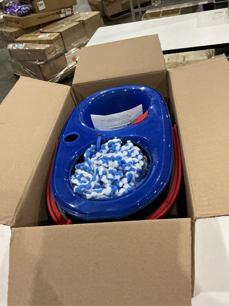 Condition photo showing Good Condition for o-cedar rinseclean spin mop & bucket system | clean with water | removes 99% of bacteria