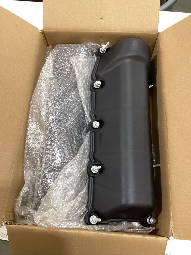 Condition photo showing As Is for mitzone left and right side valve cover set with gaskte and bolt compatible with 1999-2007 dodge ram 1500 durango dakot jeep commander grand cherokee 4.7l v8 replace 53021828aa 53021829ad