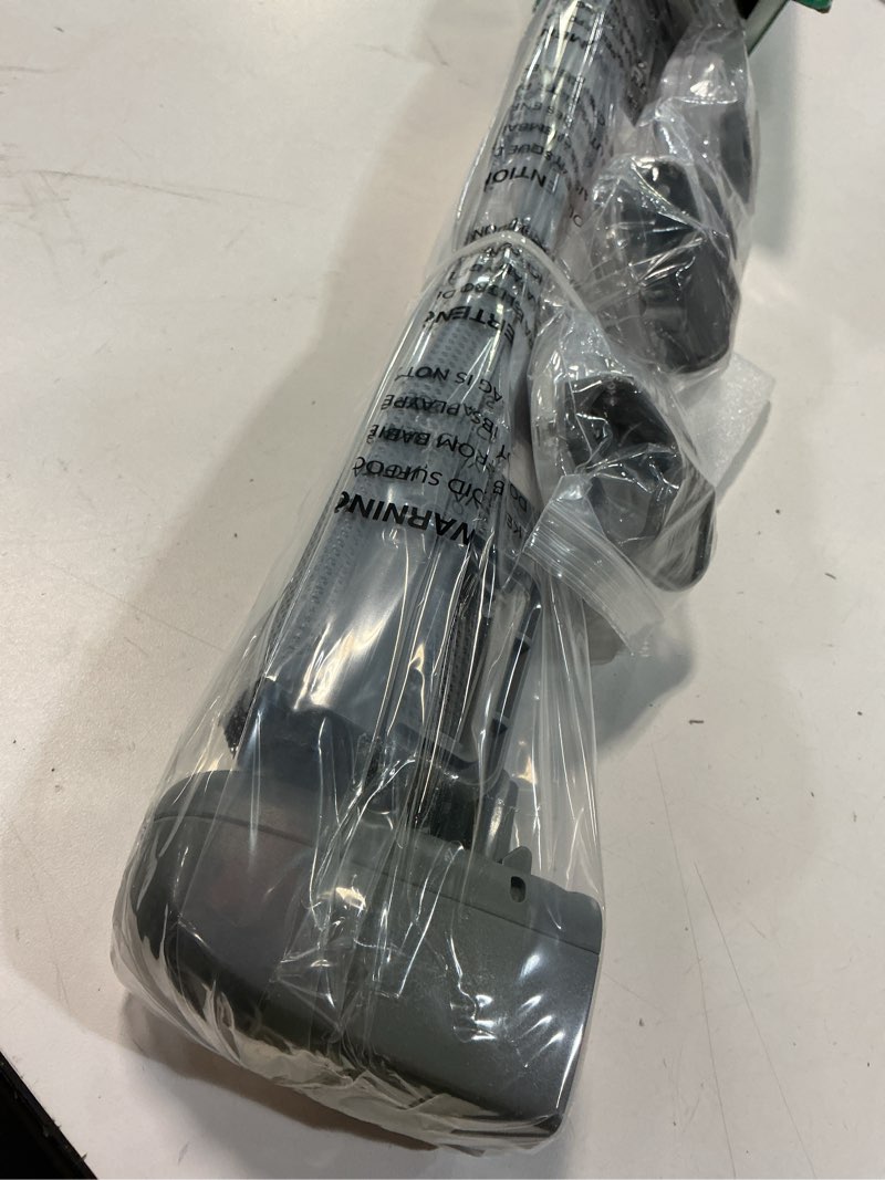 Condition photo showing New/Like New for No Drilling Retractable Baby Gates for Stairs with Auto-Lock, 33" x 55" Mesh Baby Dog Pet Cat Gate with Double Locking for Doorways, Durable Child Safety Gate for Hallways Kitchen Indoor Outdoor Gray