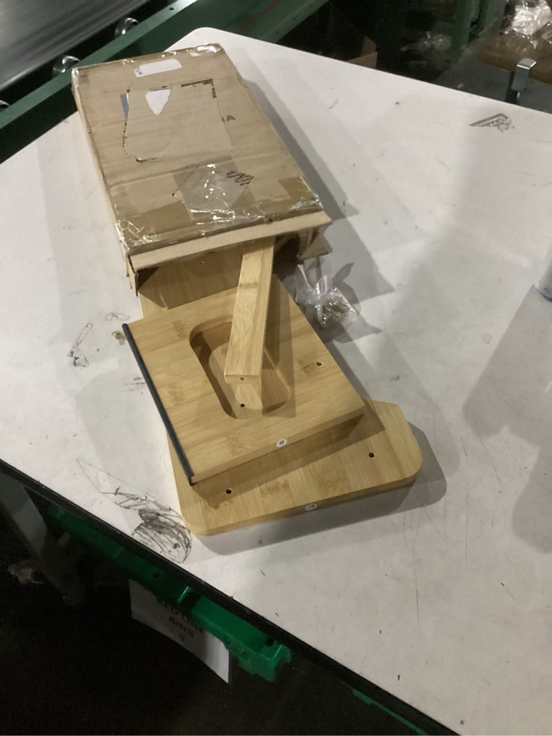 Condition photo showing Good Condition for AmazerBath Bamboo Toilet Stool, Squat Potty Stool for Adults, Non-Slip Pooping Stools for Bathroom, Portable Potty Step Foot Stools for Kids, Assembly Required, 6.8'' 6.8 Inch (Non-Foldable) Natural Color