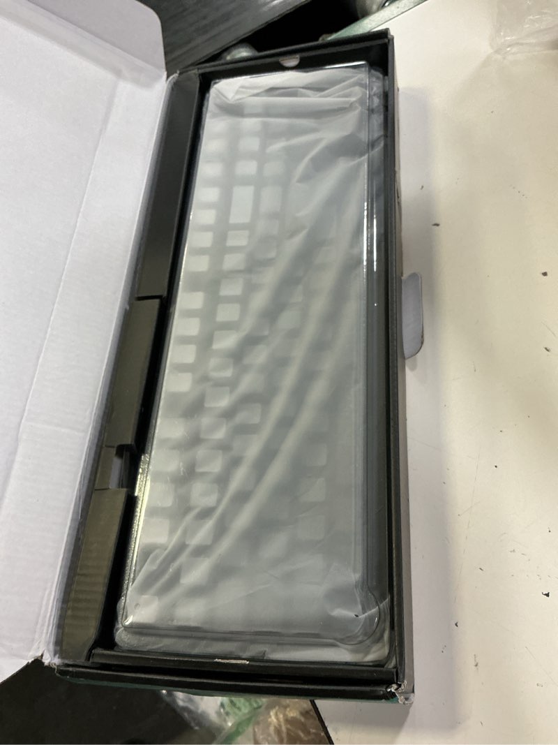 Condition photo showing New/Like New for aula f99 pro wireless mechanical keyboard with knob,gasket structure,tri-mode bt5.0/usb-c/2.4ghz hot swappable keyboard,creamy sound,rgb backlit pbt keycaps computer gaming keyboards