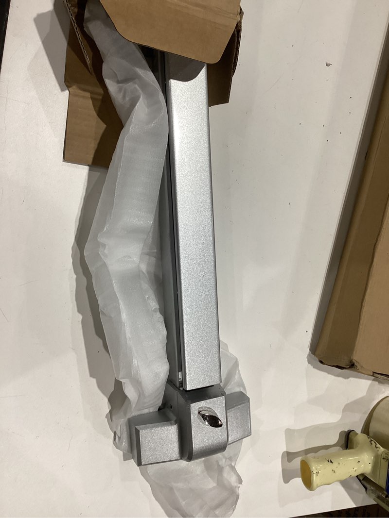 Condition photo showing Good Condition for commercial door push bar panic exit device with exterior lever - 31.5”/80cm stainless steel panic bars for exit doors, emergency exit panic door hardware for 32”-48” wood metal door, silver