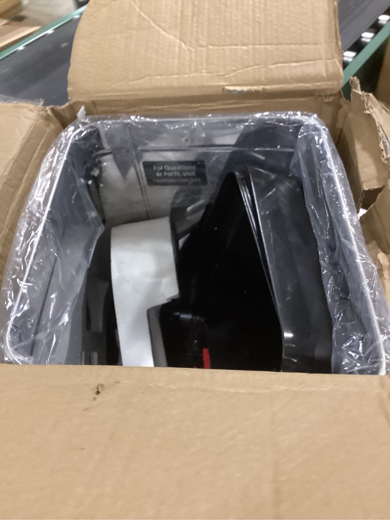 Condition photo showing Good Condition for iTouchless 8 Gallon Dog-Proof Sensor Kitchen Trash Can with Lid and Odor Filter, Stainless Steel 30 Liter Automatic Recycling Bin Prevents Pets Getting in Trashcan, Home, Office, Bathroom, Bedroom Silver / Black