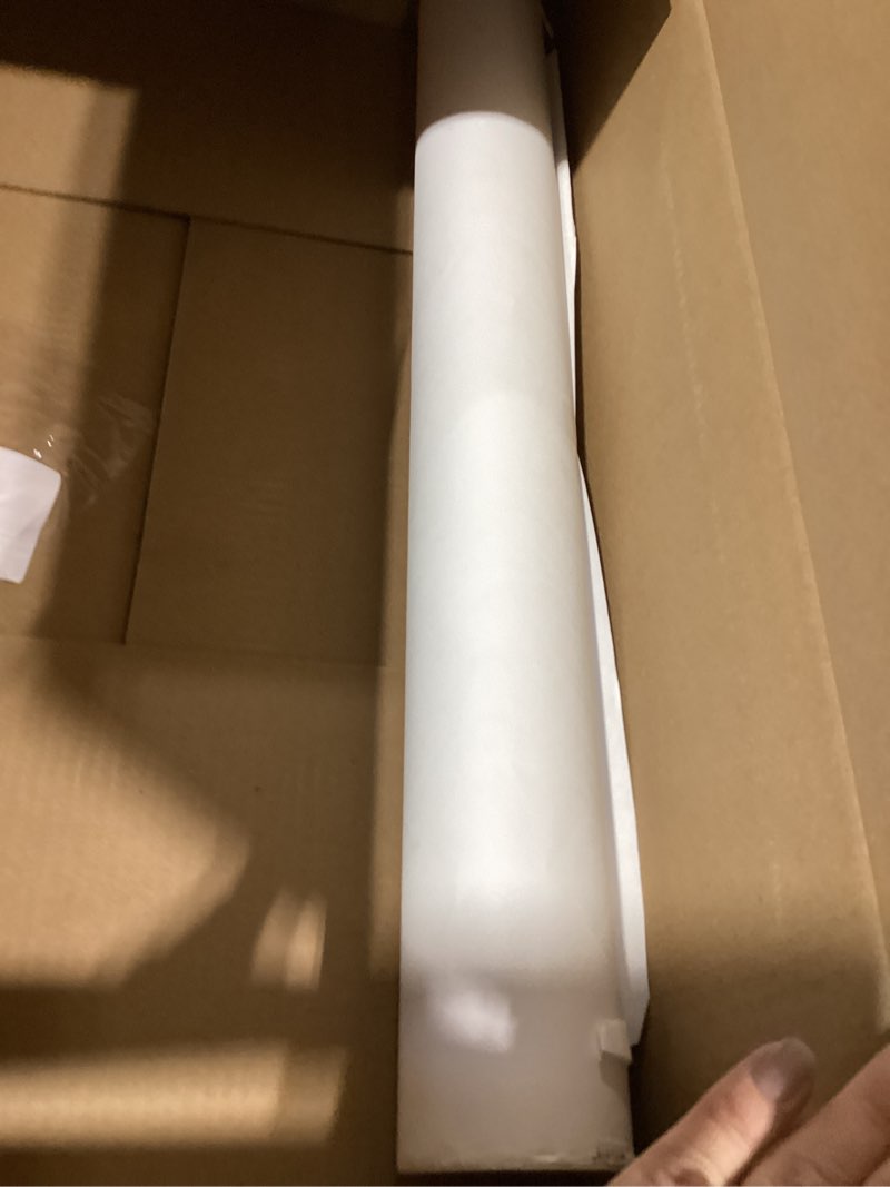 Condition photo showing As Is for perkhomy 24" x 1,440" (120') white kraft paper roll for craft bulletin board paper art table covering crafting gift wrapping bouquet packing parcel 80gsm 55lb (white, 24" x 120') white 24" width x 120' length