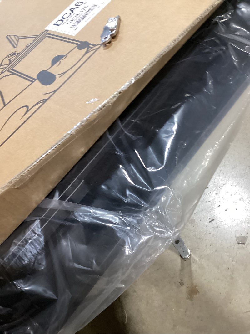 Condition photo showing New/Like New for folding desk - 31.5" wood top foldable desk for small spaces | no assembly required compact desk for home office, writing, and study black 31.5"w x 15.7"d