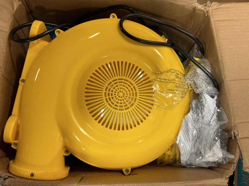 Condition photo showing As Is for Inflatable Bounce House,Jumping Castle Slide with Blower,Kids Bouncer with Ball Pit