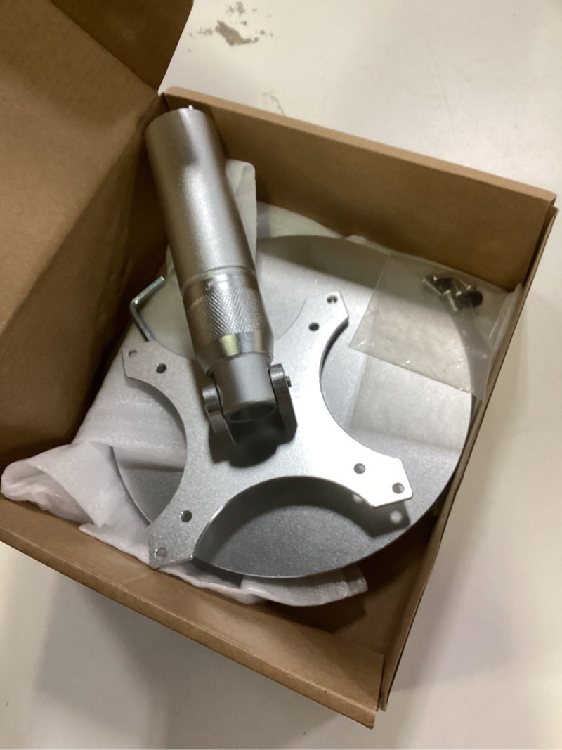 Condition photo showing Good Condition for Tiltable Stand for Show 21 and 15 (1st, 2nd Gen), Rotatable Table Holder for Alexa 21, Metal Desktop Base for Echo 15 Silver-UN