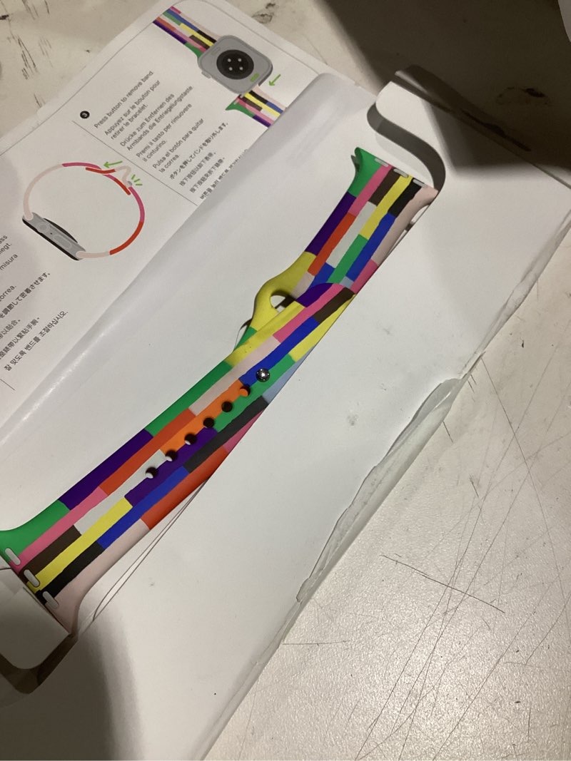 Condition photo showing Good Condition for apple watch band - sport band - 46mm - pride edition - regular - s/m pride edition s/m s/m - fits 140–190mm wrists