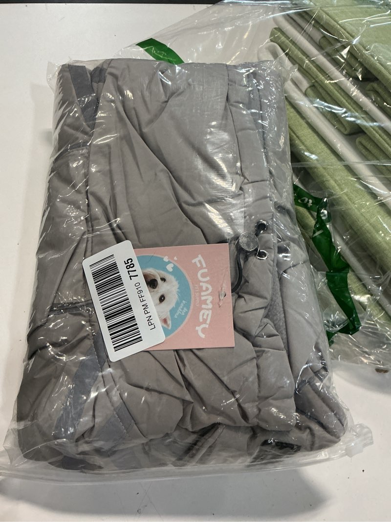 Condition photo showing Good Condition for FUAMEY Dog Cold Weather Coats,Dog Winter Jackets for Large Dogs Warm Dogs Coat with Reflective Strips Waterproof Pet Snowsuit Thick Paded Pets Vest for Labrador Golden Retriever Grey 2XL XX-Large Grey