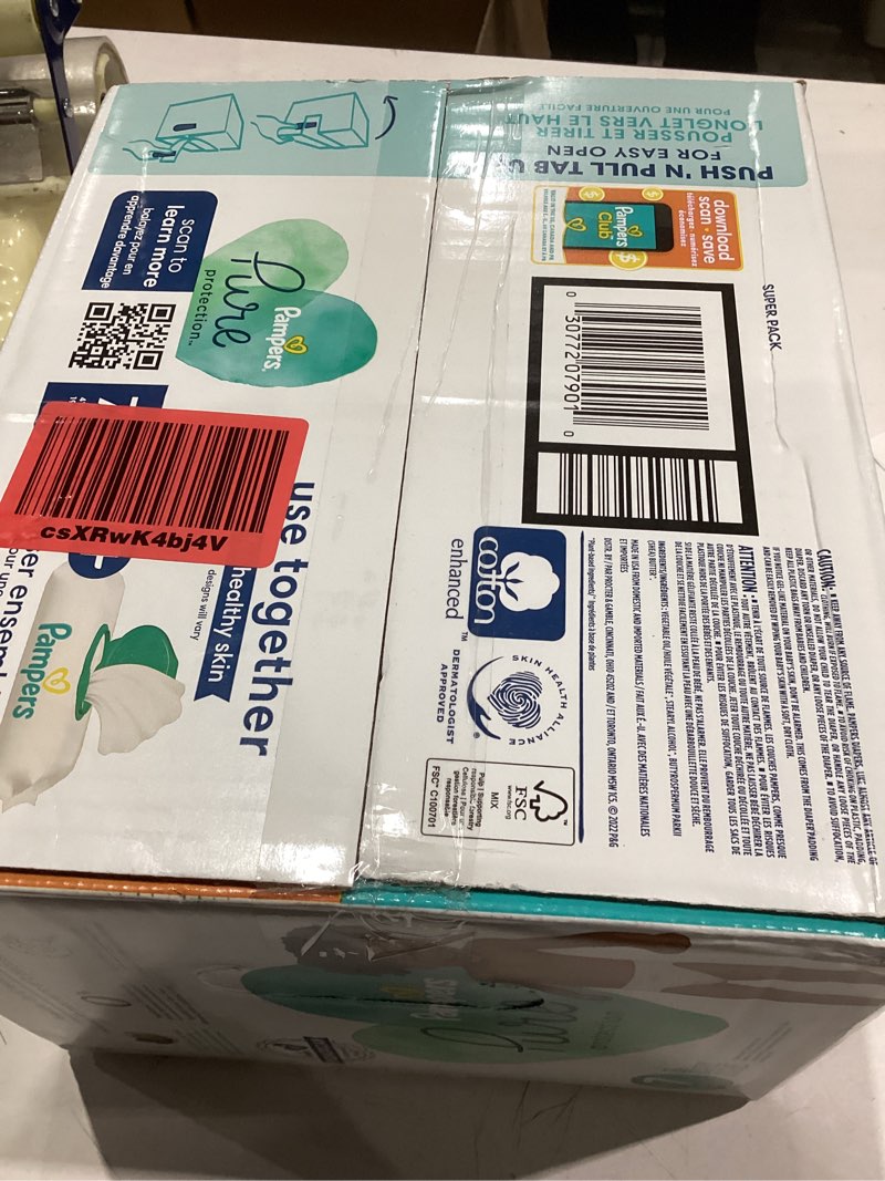 Condition photo showing Good Condition for Pampers Pure Protection Disposable Diapers Super Pack - Size 7 - 36ct