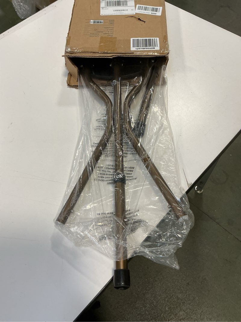 Condition photo showing New/Like New for Drive Medical RTL10365-ADJ Adjustable Lightweight Folding Cane with Seat, Black New Model