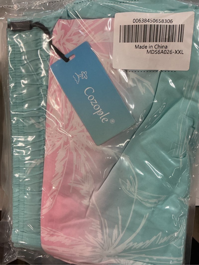 Condition photo showing New/Like New for xxl lollipie mens swim trunks with compression liner 5.5  inseam quick dry bathing suit lightweight swimming shorts bathing trunks swimwear board shorts