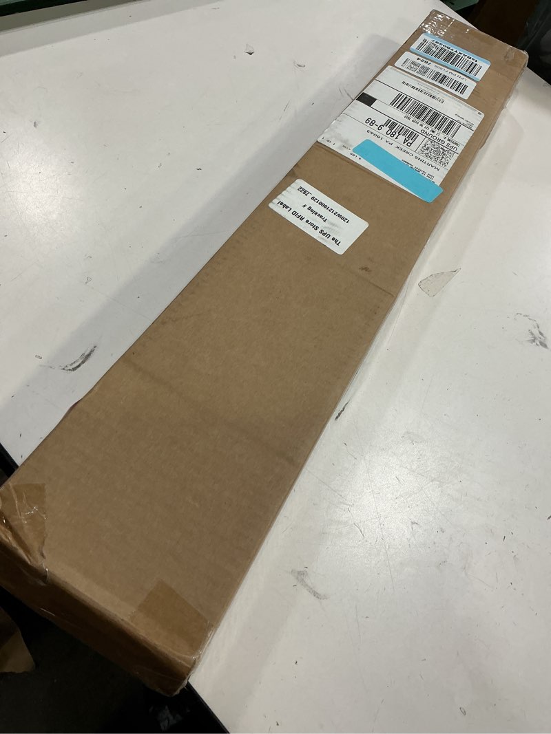 Condition photo showing Good Condition for LazBlinds No Tools No Drill 1" Vinyl Mini Blinds, Cordless Blinds for Windows, Light Filtering Horizontal Window Blinds & Shades, 27" W x 64" H, White Cordless-white 27" W x 64" H