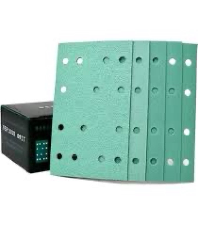 FOWOK 4" x 5.9" 40Pcs Mouse Sanding Paper and 5Pcs Sanding Pads Fits DTS 400 REQ Sander Heavy Duty H