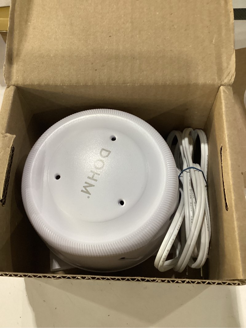 Condition photo showing New/Like New for yogasleep dohm uno white noise sound machine, real fan inside for non-looping white noise, sleep aid, office privacy & meditation for adults & baby, registry gift (white) white pack of 1