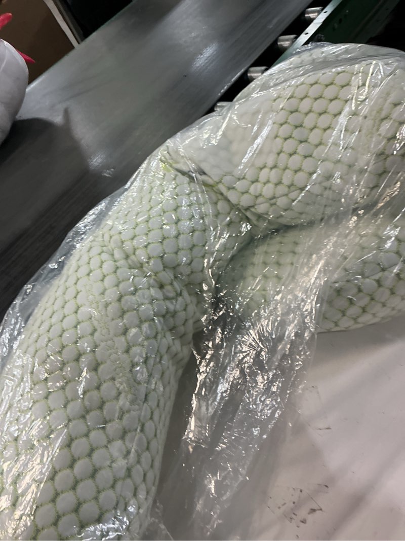 Condition photo showing As Is for Pregnancy Pillow for Pregnant Women, Soft Pregnancy Body Pillow, Support for Back, Belly, HIPS, Legs, Maternity Pillow with Detachable and Adjustable Pillow Cover