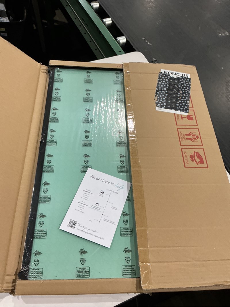 Condition photo showing New/Like New for lavie home 19.25x26.75 black picture  frames 1 pack  ncls-blk-19.25x26.75-1p-4092