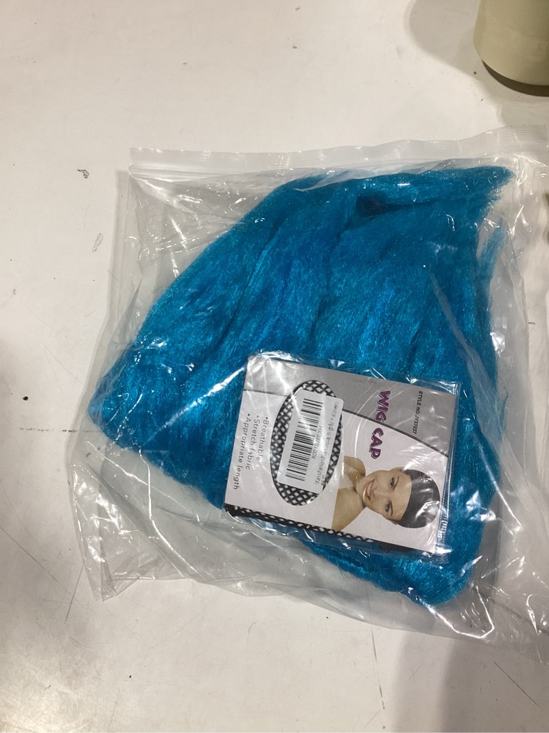 Condition photo showing Good Condition for Man's Cosplay Wigs for Halloween Costume Wig (Blue)