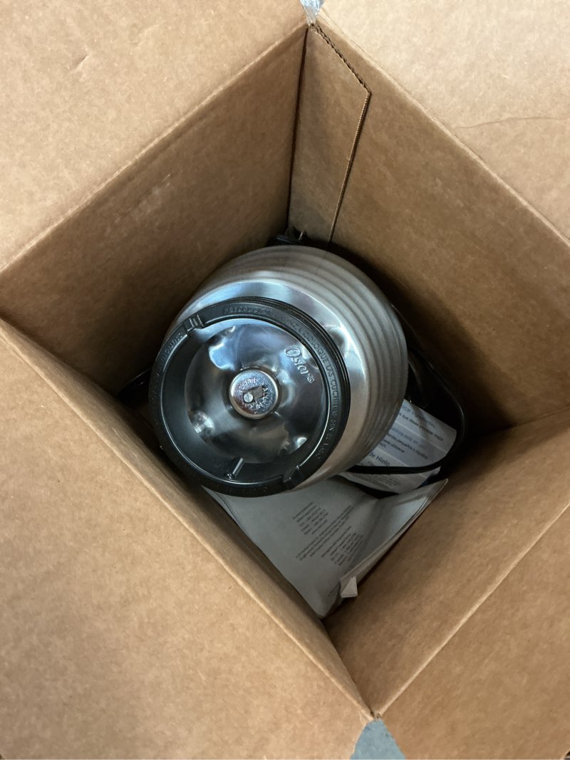 Condition photo showing As Is for Oster Classic Series Heritage Blender with 6-Cup Glass Jar, 1000W Power, Stainless Steel Countertop Kitchen Blender