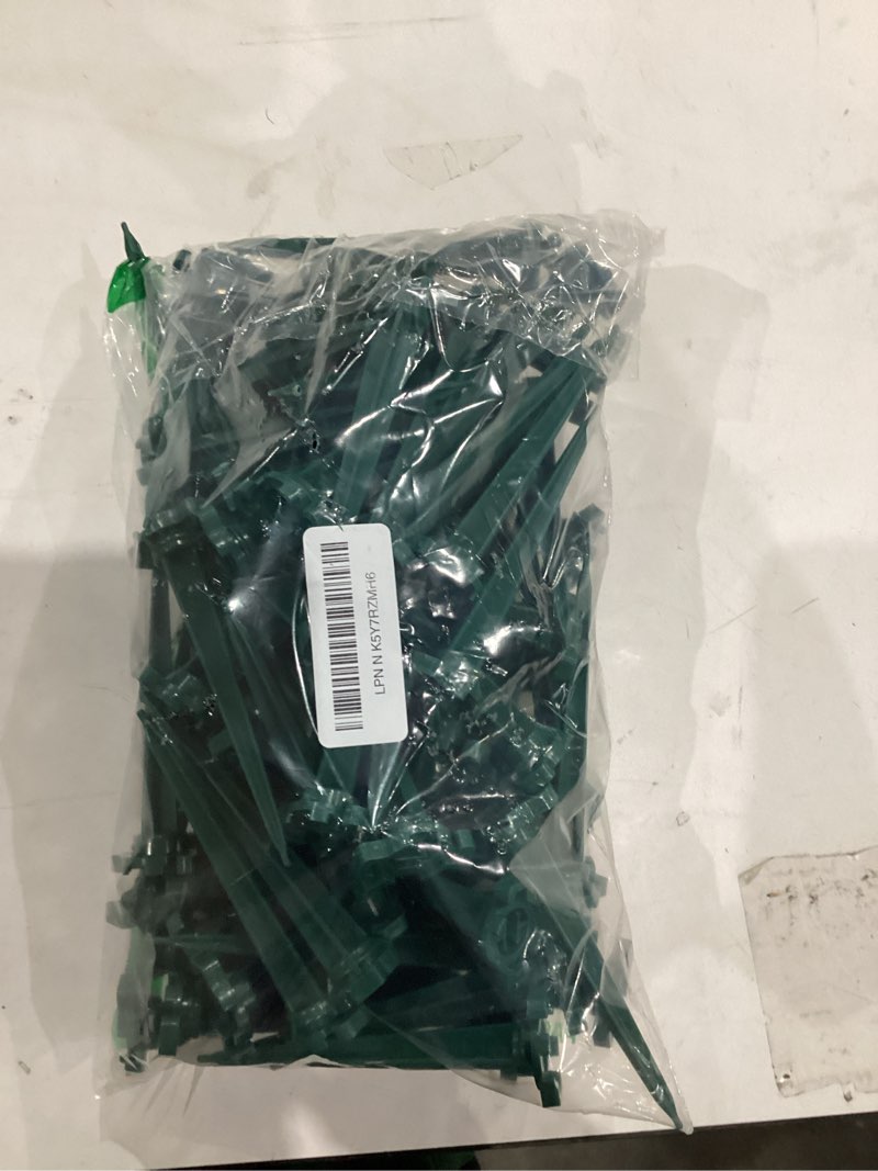 50 pack christmas light stakes 8.5\"-10\" for c7 and c9 string lights,outdoor light stakes,yard stakes,garden,lawn,pathway, patio, path, walkway, christmas decoration 