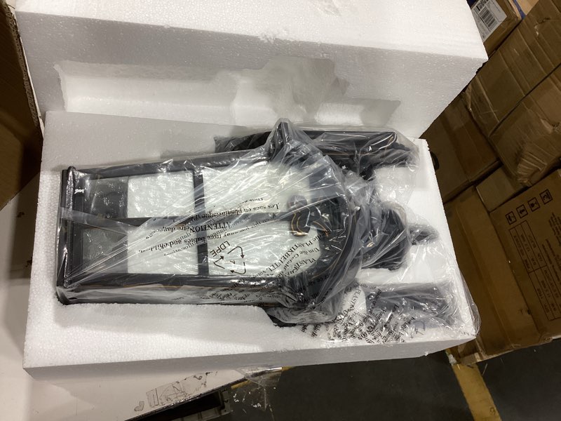 Condition photo showing Good Condition for EDISHINE 20.2" Large Motion Sensor Outdoor Wall Lights, Dusk to Dawn Exterior Sconce with Water Ripple Glass, Waterproof Outside Porch Lighting Wall Mount Fixture for Front Door Garage Large 1