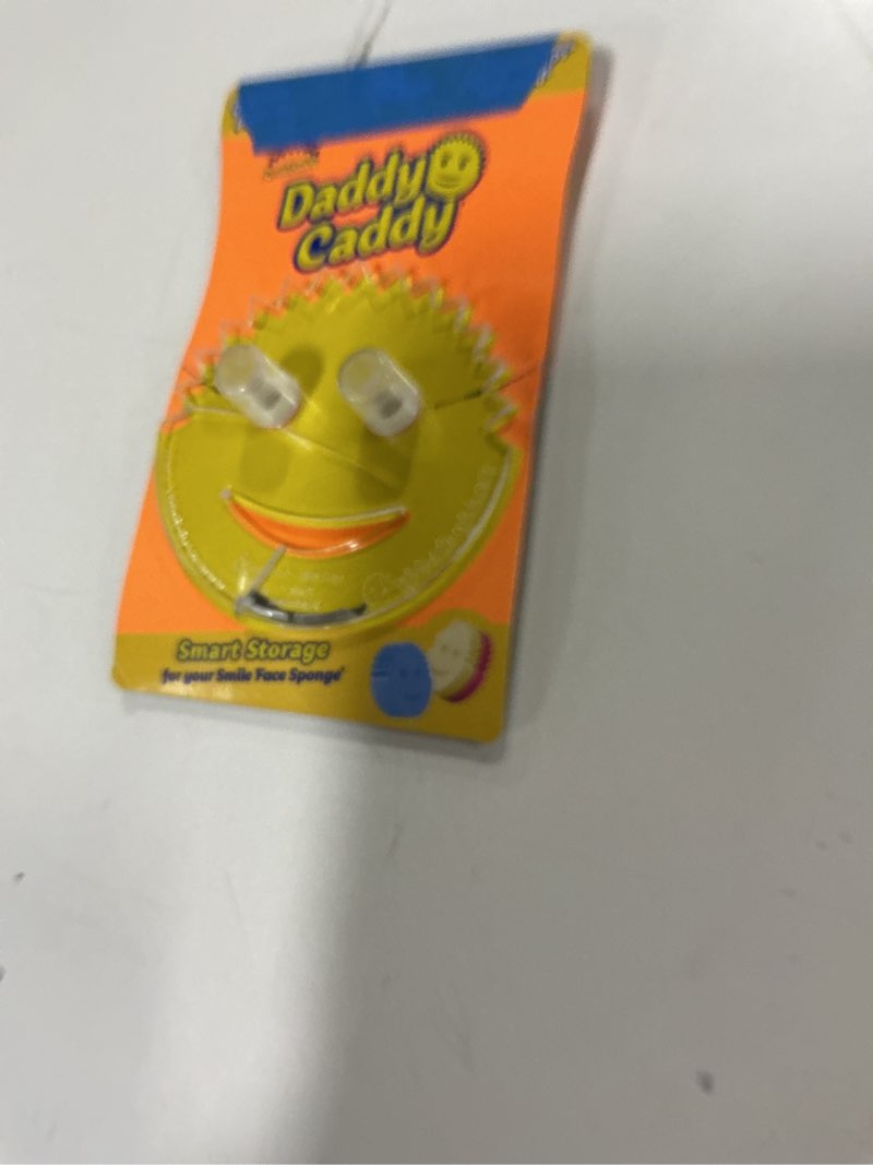 Condition photo showing Good Condition for Scrub Daddy Sponge Holder Daddy Caddy - Sponge Holder for Kitchen Sink - Sponge Caddy and Kitchen Organizer with Suction Cups - Self Draining & Dishwasher Safe (1 Count) 1 Count (Pack of 1)