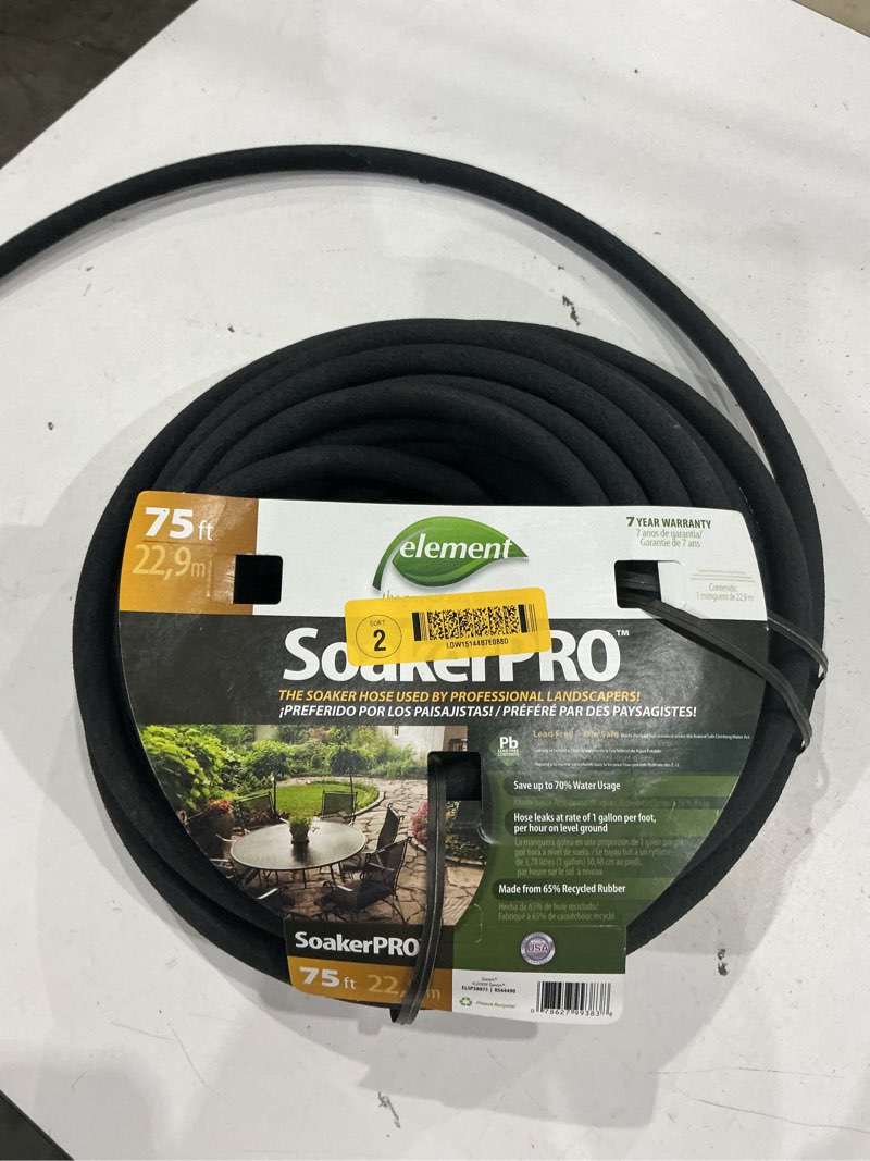 Condition photo showing As Is for swan element soakerpro soaker hose 75 ft