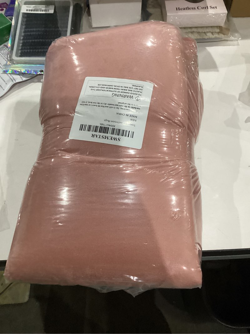 Condition photo showing New/Like New for Yimobra Memory Foam Bath - Super Soft Absorbent Quick Dry Bathroom Rug Sets, Machine Washable Non Slip Floor Carpet for Tub Shower, Vanity & Toilet Base, Dark Gray Dark 