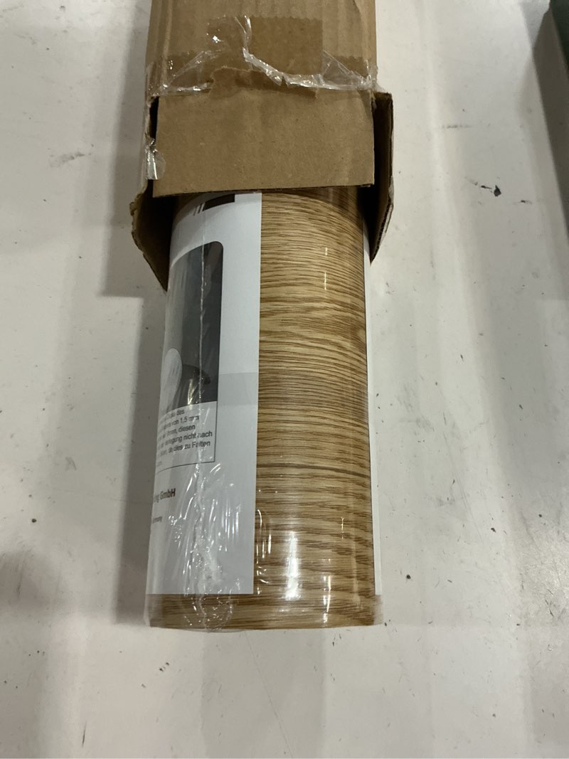 Condition photo showing New/Like New for oxdigi peel and stick vinyl flooring roll 23"x 118"/19 sq.ft, thicken self adhesive vinyl floor tiles wood plank flooring waterproof wear-resistant for any room, easy diy floor coverings, nature wood 23.6"w x 118"l nature wood