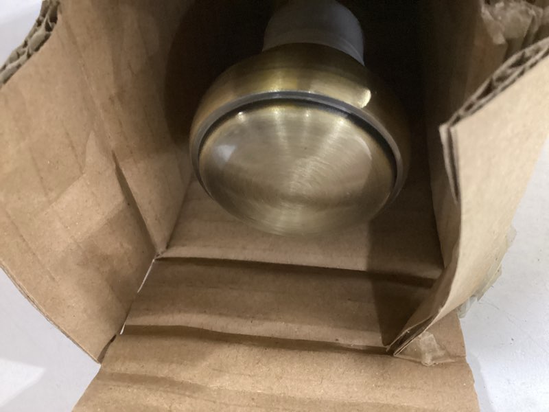 Condition photo showing Good Condition for Heavy Curtain Rod - Adjustable 1 Inch Rod for Windows 28 to 48 Inch With Round Cap, Ceiling Mount Drapery With Premium Aluminum Brackets, Outdoor for Patio