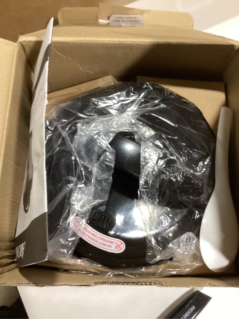 Condition photo showing New/Like New for AROMA Digital Rice Cooker, 4-Cup (Uncooked) / 8-Cup (Cooked), Steamer, Grain Cooker, Multicooker, 2 Qt, Stainless Steel Exterior, ARC-914SBD 4 Cup Uncooked / 8 Cup Cooked